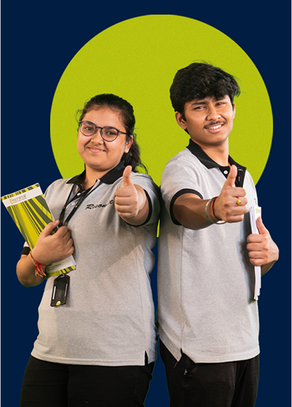 Two Resonance students giving thumbs up